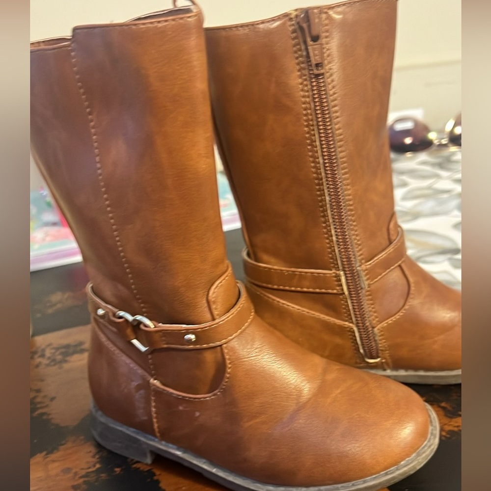 Brown Kids Boots